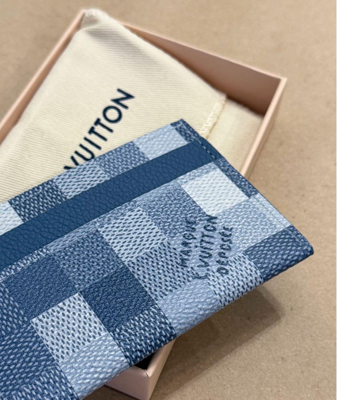 LOUIS VUITTON Голубой кардхолдер, фото 2