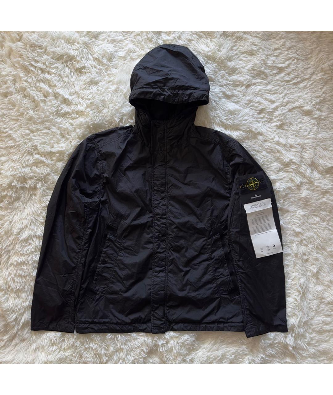 STONE ISLAND Черная полиамидовая куртка, фото 7