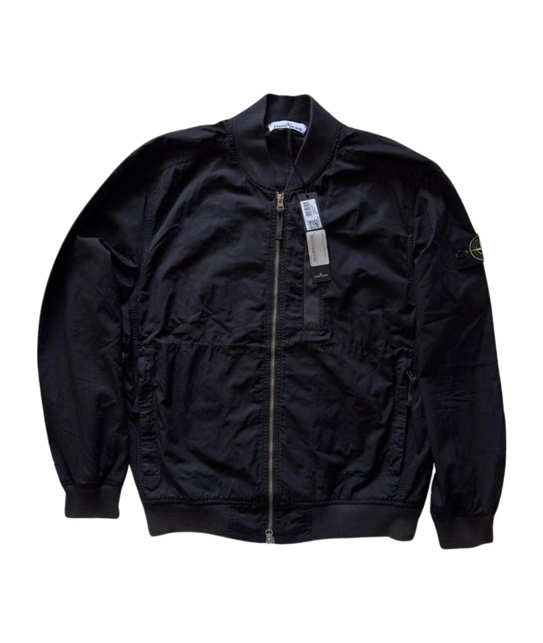 STONE ISLAND Черная полиамидовая куртка, фото 1