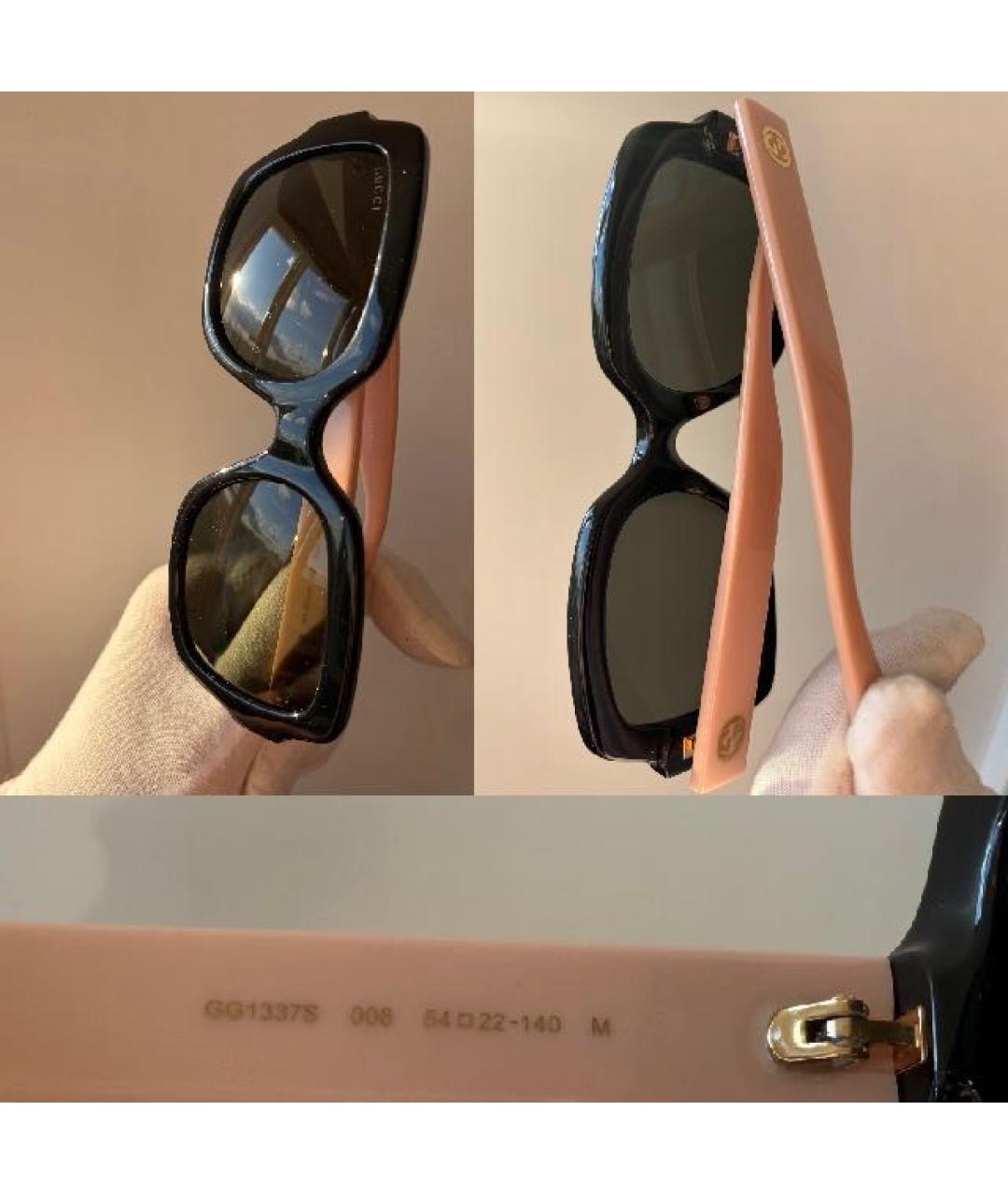 GUCCI Черные солнцезащитные очки, фото 3