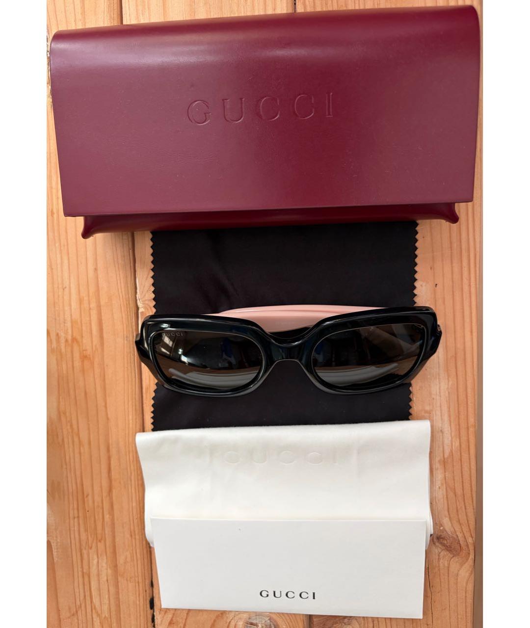 GUCCI Черные солнцезащитные очки, фото 4