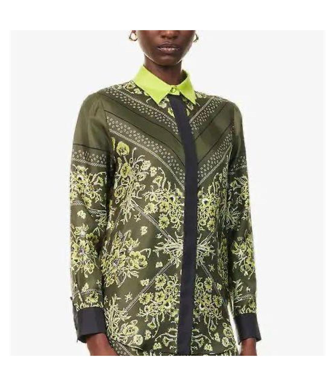 GUCCI Мульти шелковая блузы, фото 5