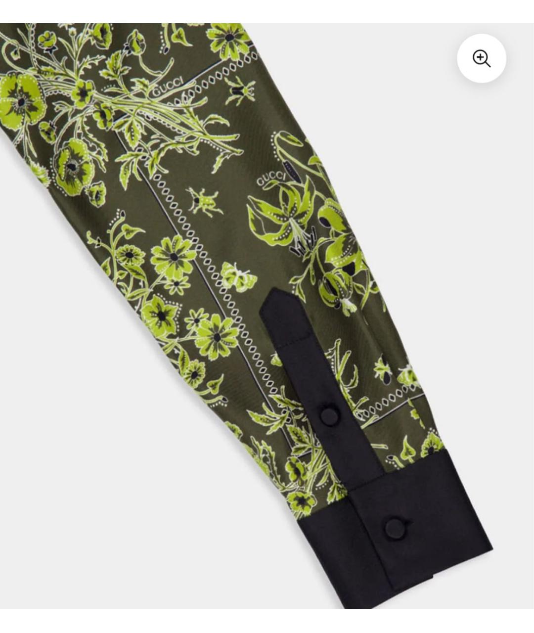 GUCCI Мульти шелковая блузы, фото 4