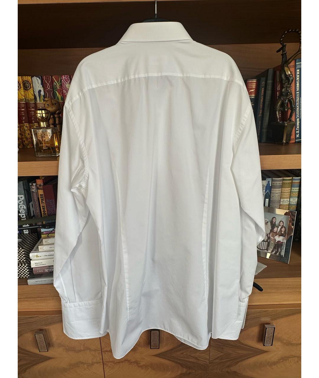 BRIONI Белая хлопковая классическая рубашка, фото 2