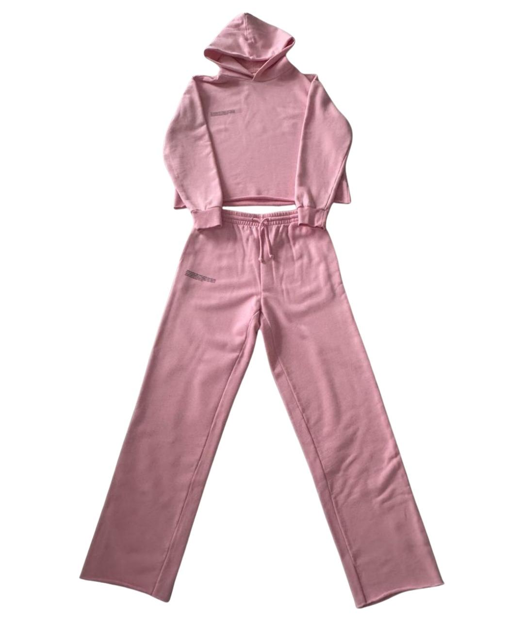 THE PANGAIA Розовый хлопковый спортивные костюмы, фото 1