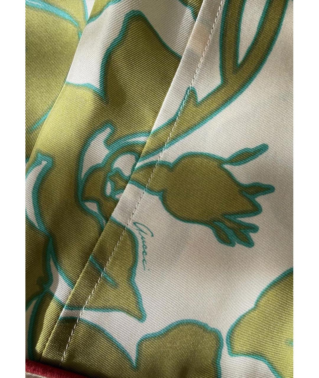 GUCCI Мульти шелковая блузы, фото 4