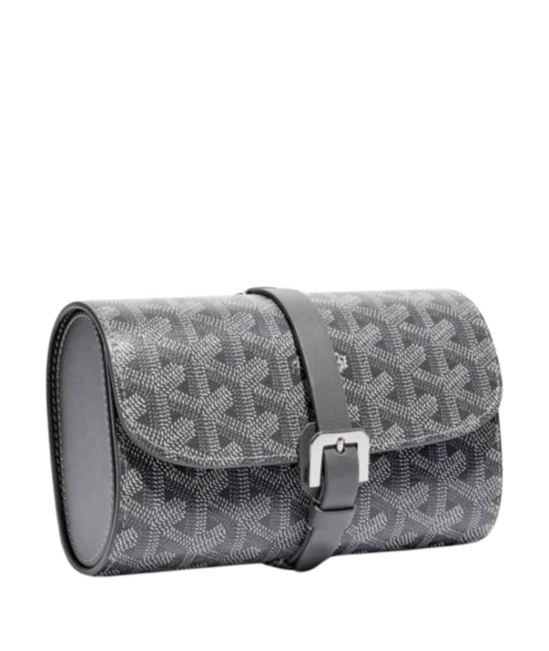 GOYARD Серый кожаный кошелек, фото 1