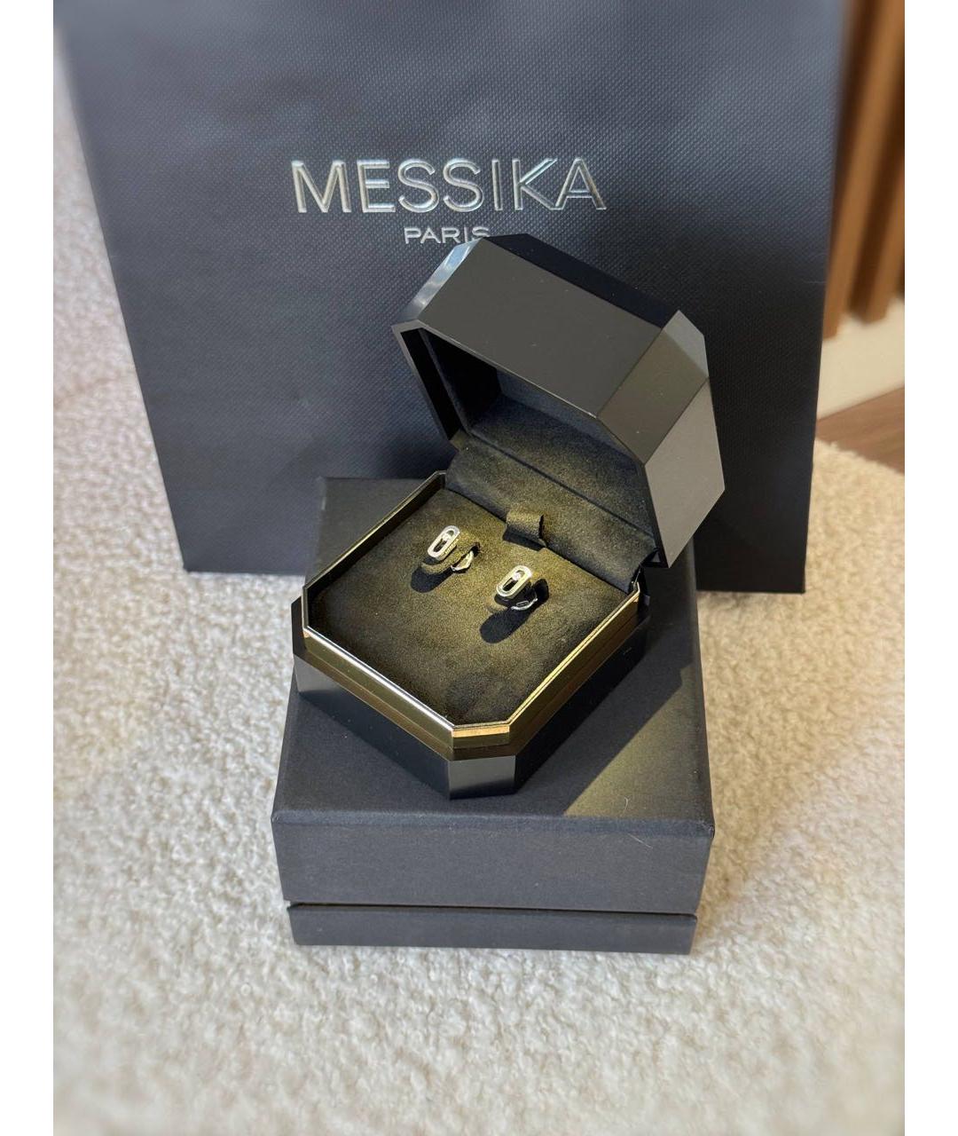 MESSIKA Серебряные серьги из белого золота, фото 4