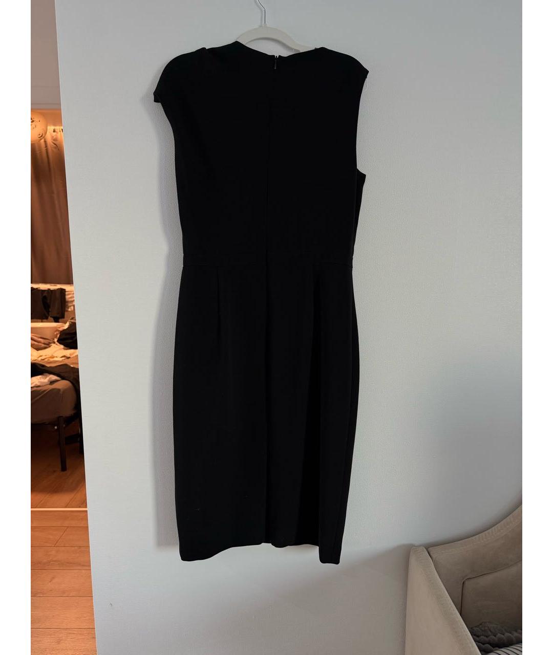 MAX MARA STUDIO Черное коктейльное платье, фото 2