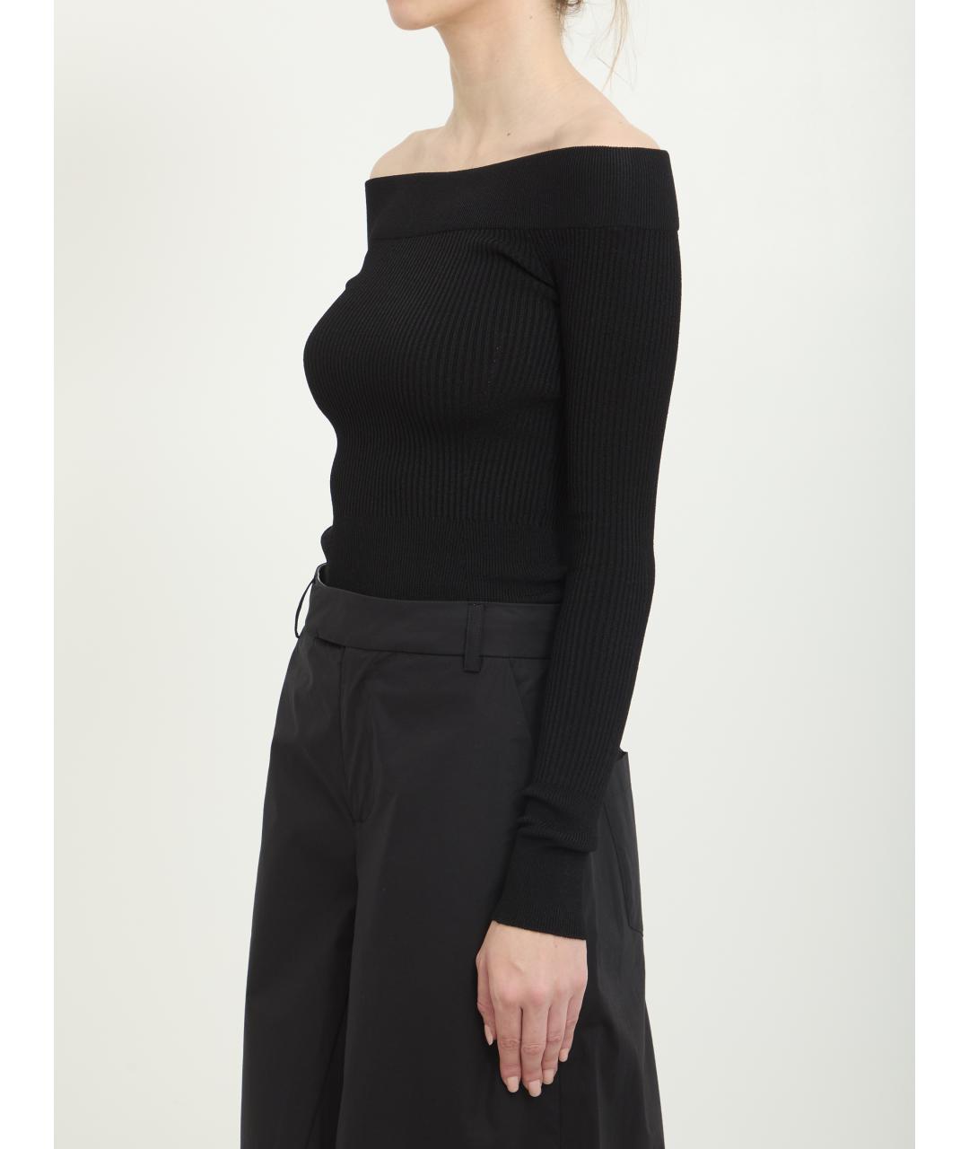 ALAIA Черное вискозное боди, фото 3