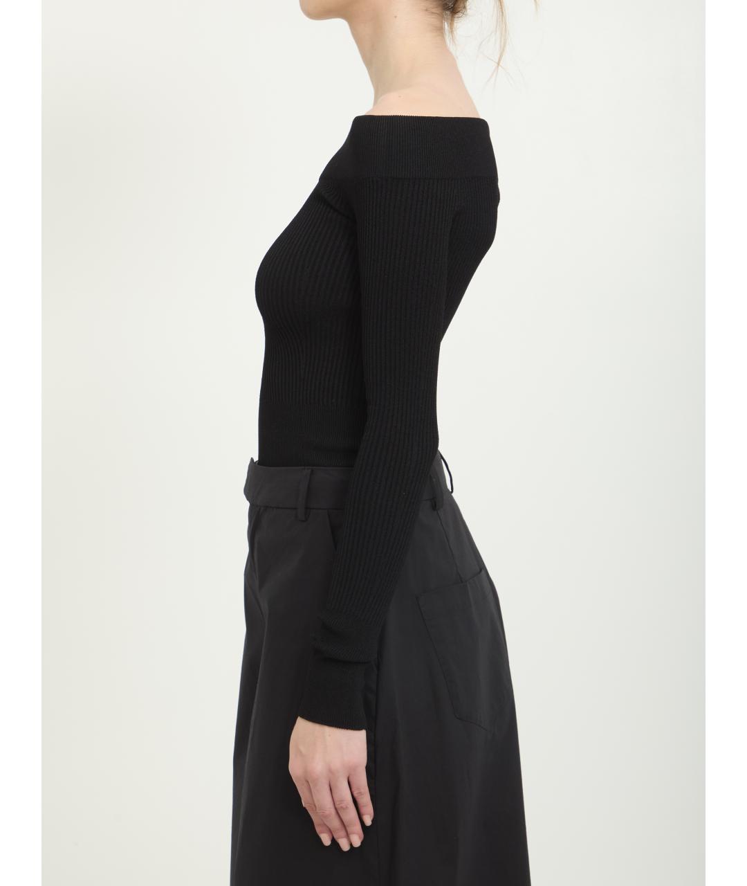 ALAIA Черное вискозное боди, фото 4