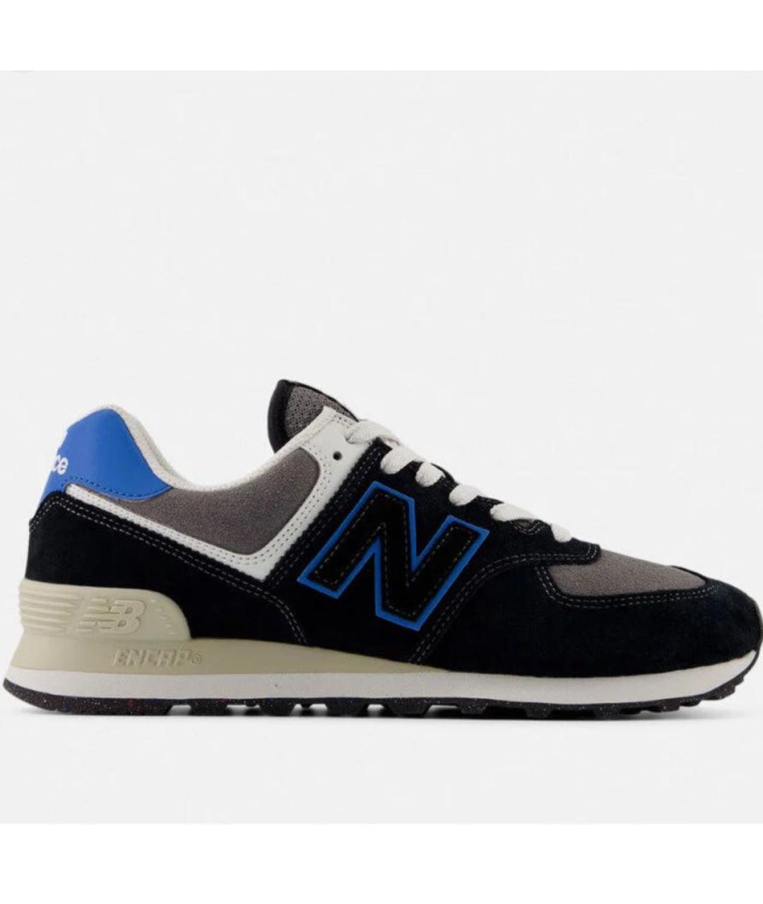 NEW BALANCE Черные замшевые низкие кроссовки / кеды, фото 9