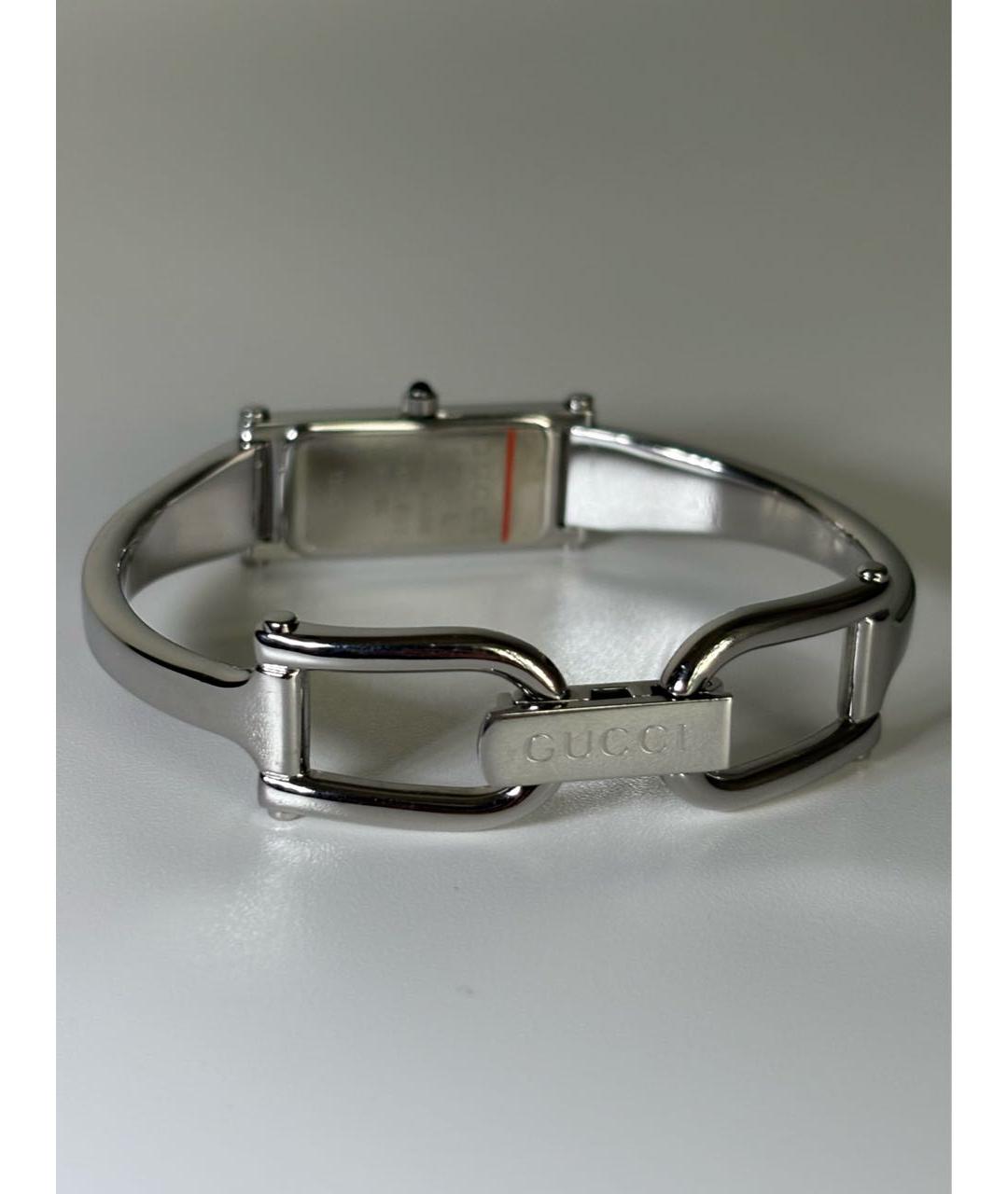 GUCCI Серебряные стальные часы, фото 3
