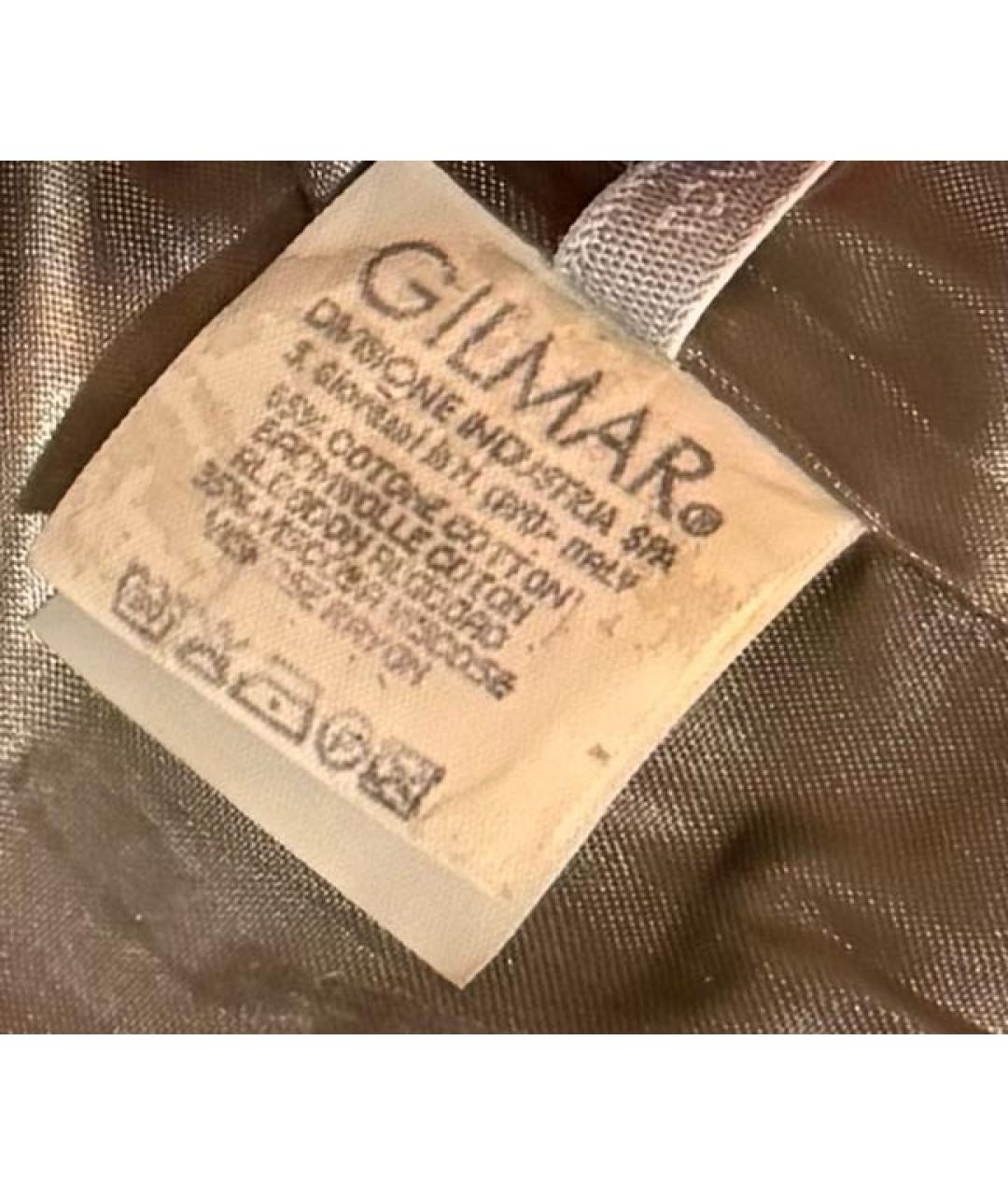 TRUSSARDI JEANS Бежевый бархатный жакет/пиджак, фото 4