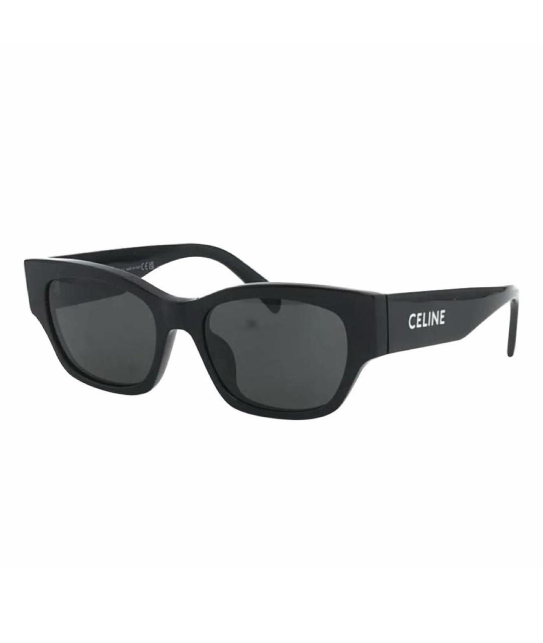 CELINE Черные пластиковые солнцезащитные очки, фото 8