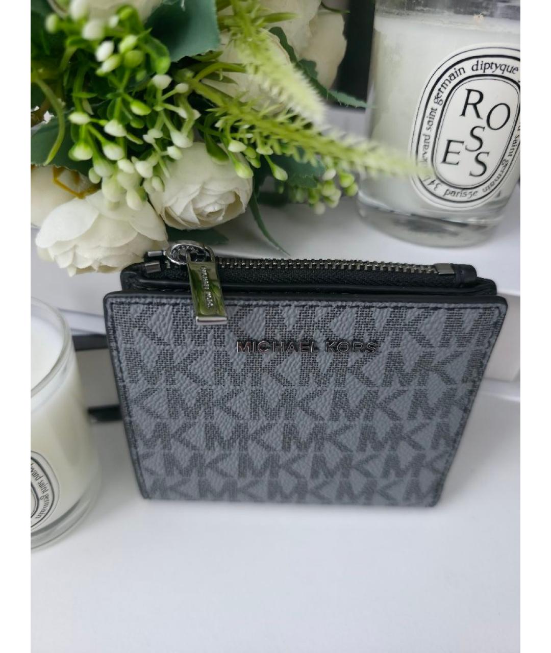 MICHAEL KORS Серый кошелек, фото 6