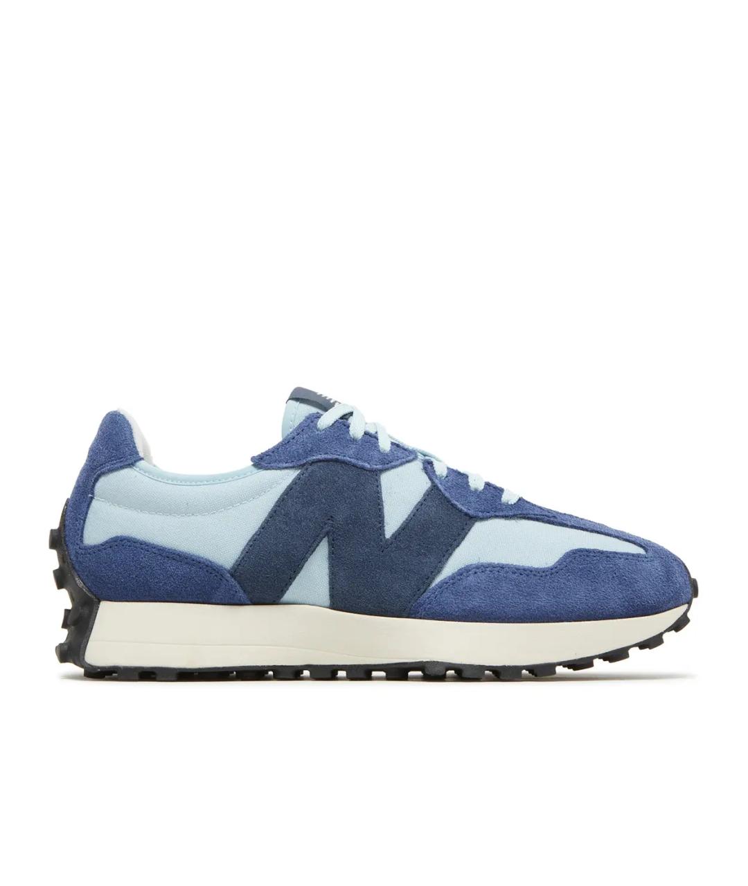 NEW BALANCE Синие замшевые кроссовки, фото 1