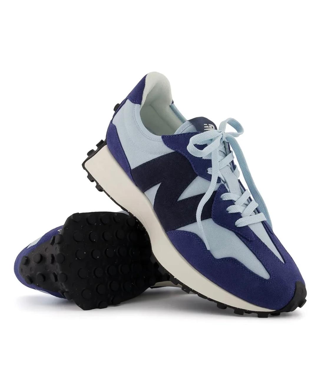NEW BALANCE Синие замшевые кроссовки, фото 4