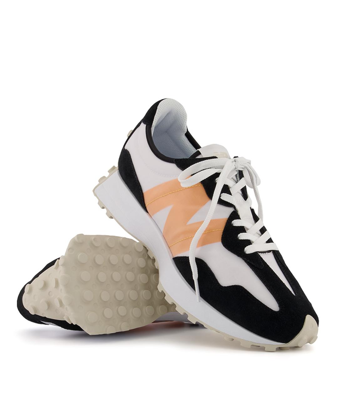 NEW BALANCE Черные замшевые низкие кроссовки / кеды, фото 5