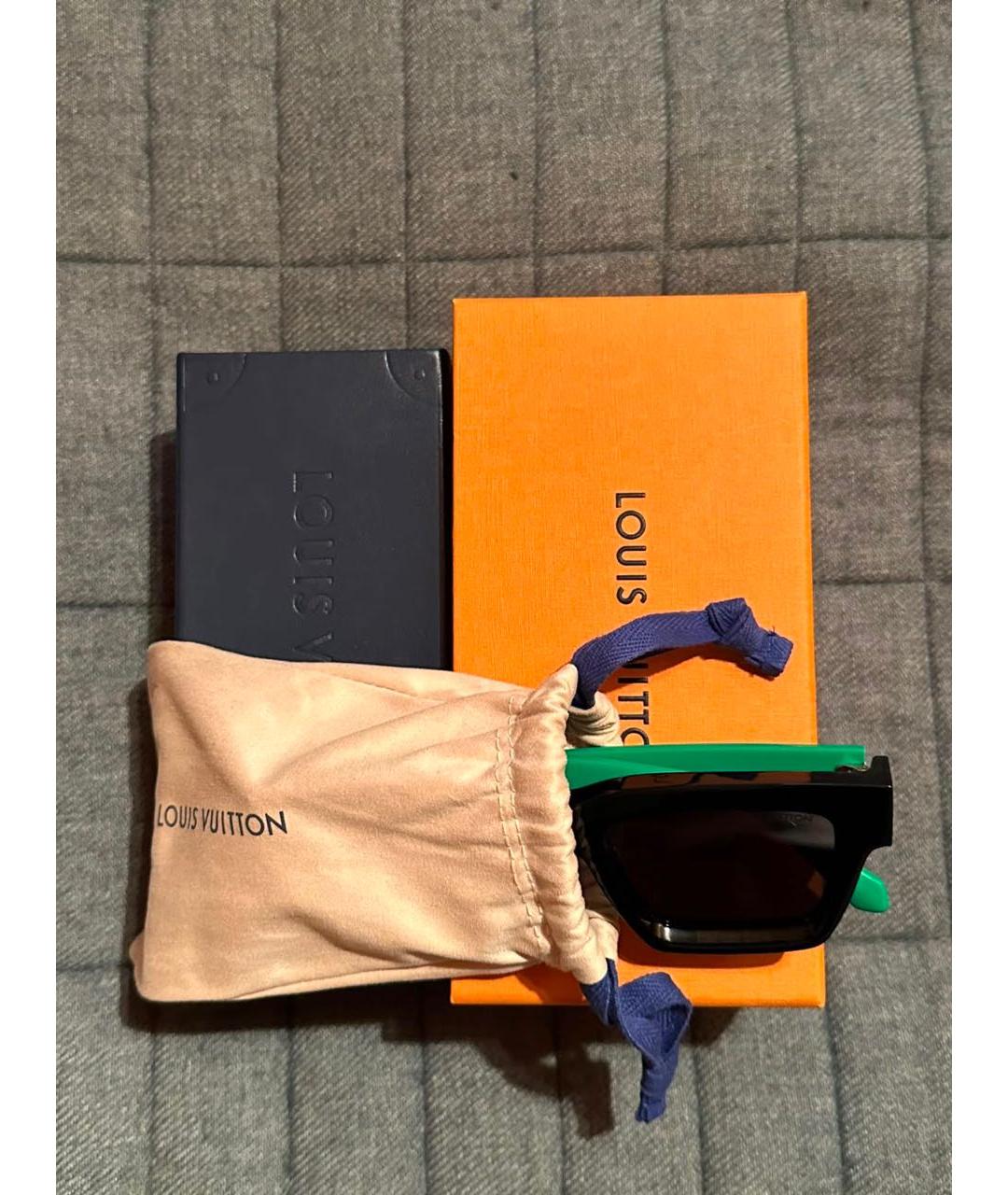 LOUIS VUITTON Мульти пластиковые солнцезащитные очки, фото 5