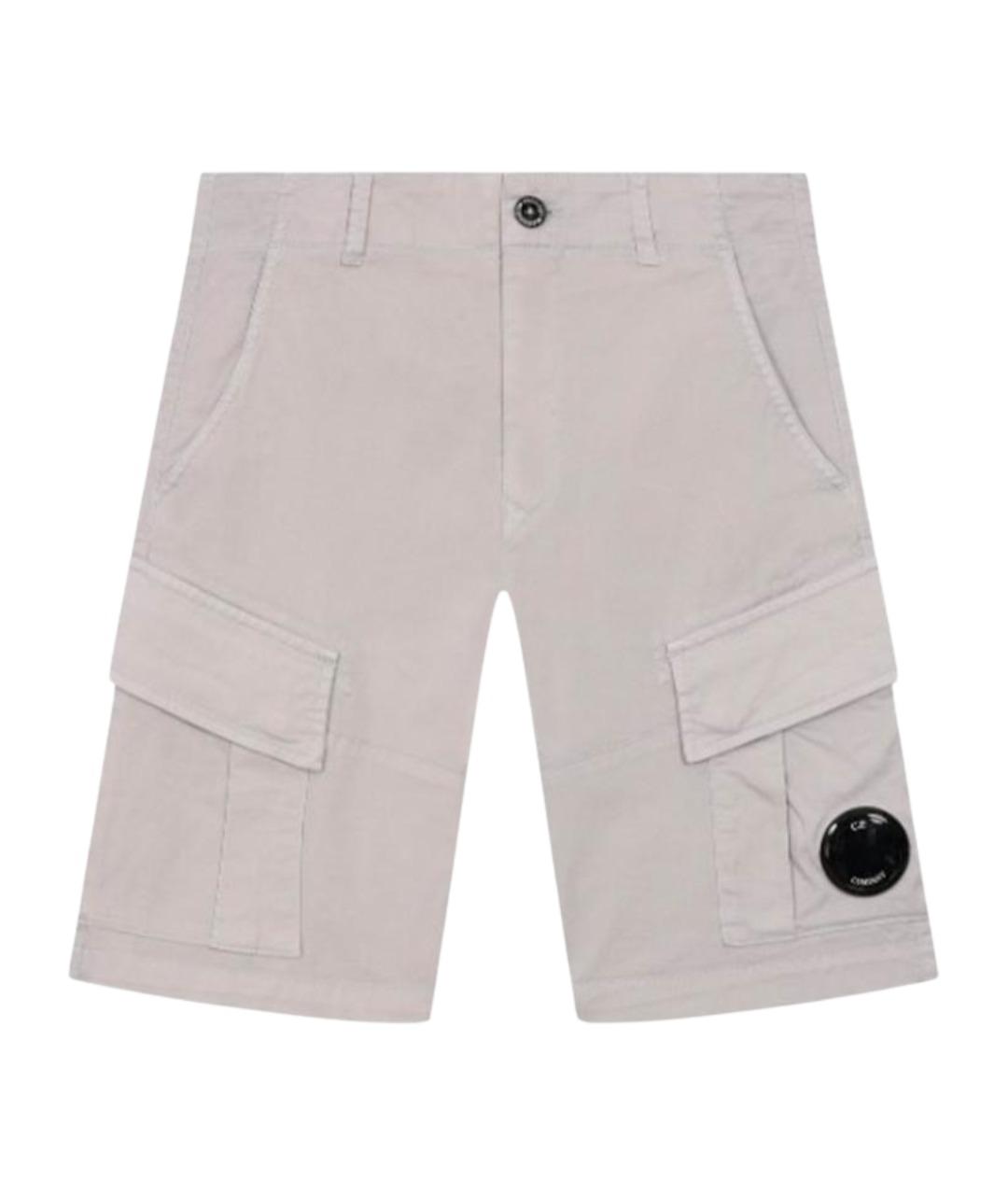 CP COMPANY Серые хлопковые детские шорты, фото 1