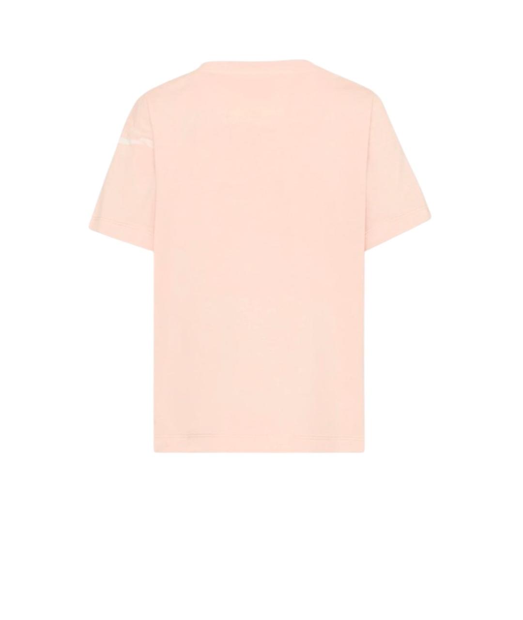 CP COMPANY Розовая хлопковая детская футболка, фото 2