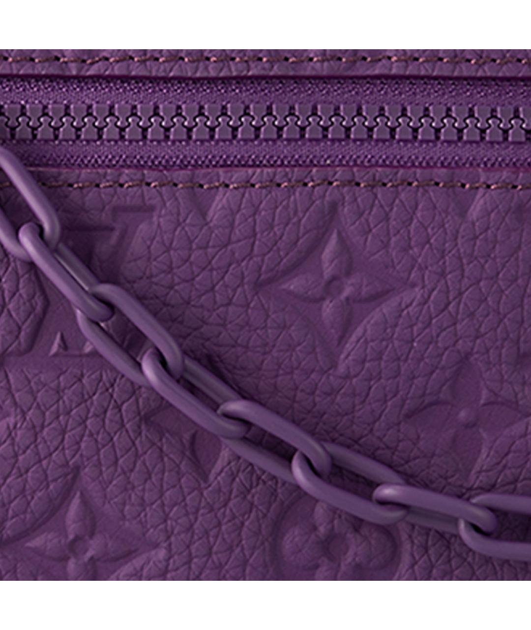 LOUIS VUITTON Фиолетовая сумка на плечо, фото 5