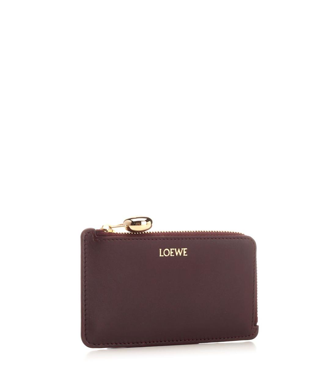 LOEWE Черный кожаный кошелек, фото 2