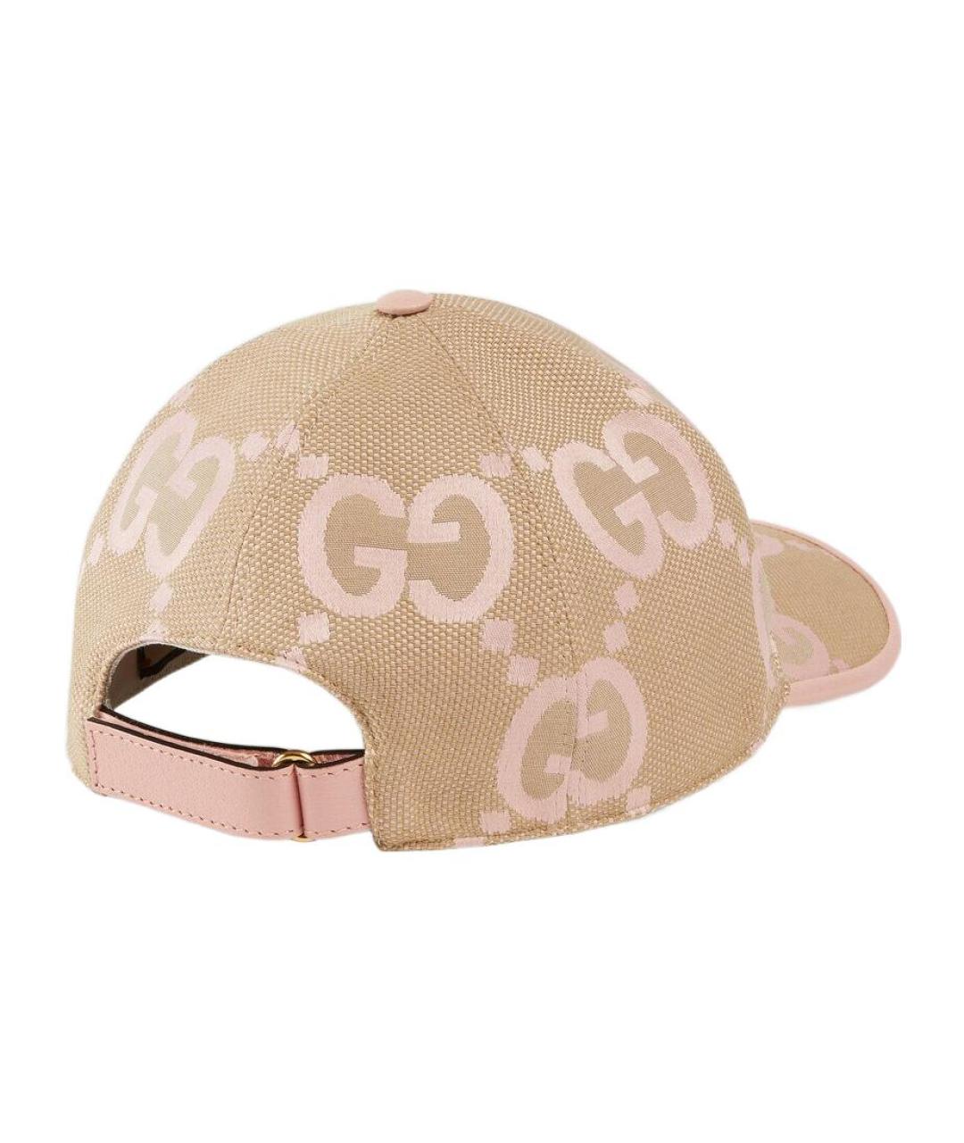 GUCCI Бежевая кепка, фото 3