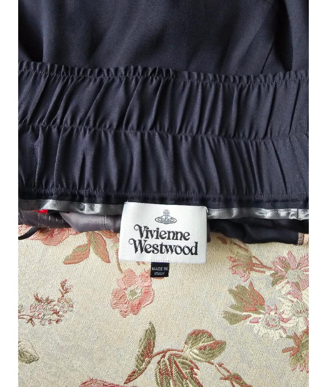 VIVIENNE WESTWOOD Мульти атласные брюки узкие, фото 3