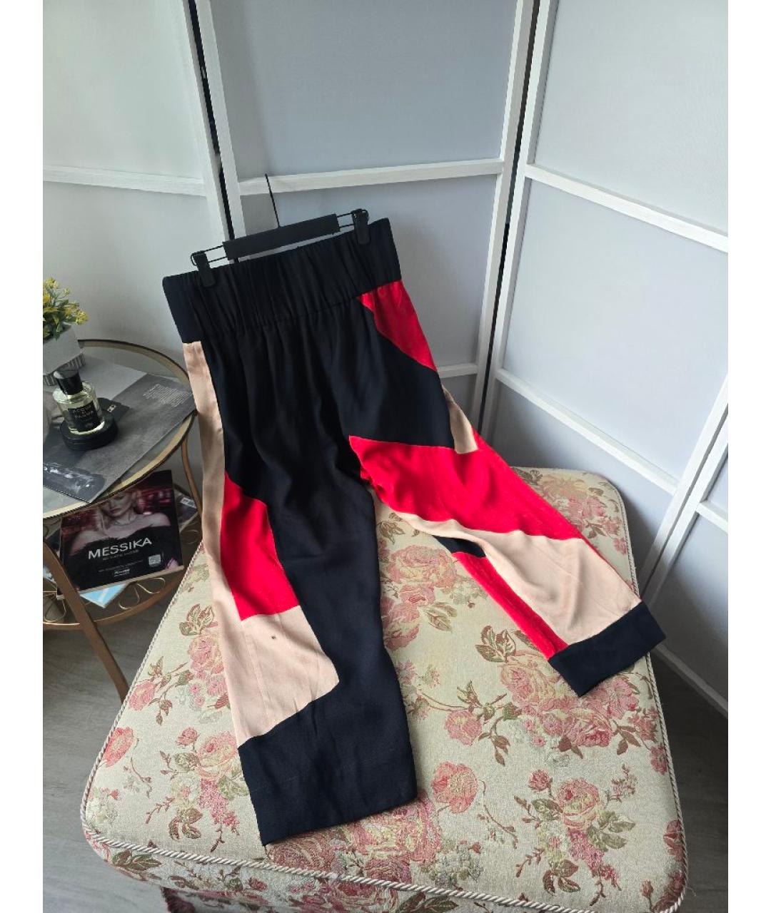 VIVIENNE WESTWOOD Мульти атласные брюки узкие, фото 2