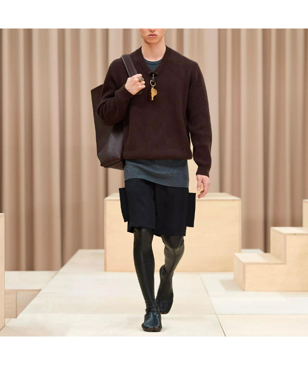 BURBERRY Коричневый джемпер / свитер, фото 4