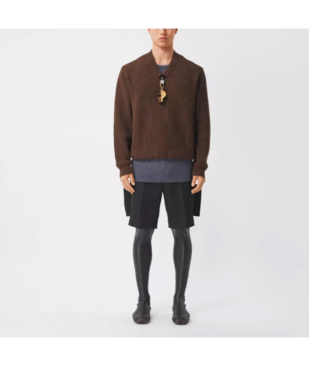 BURBERRY Коричневый джемпер / свитер, фото 2