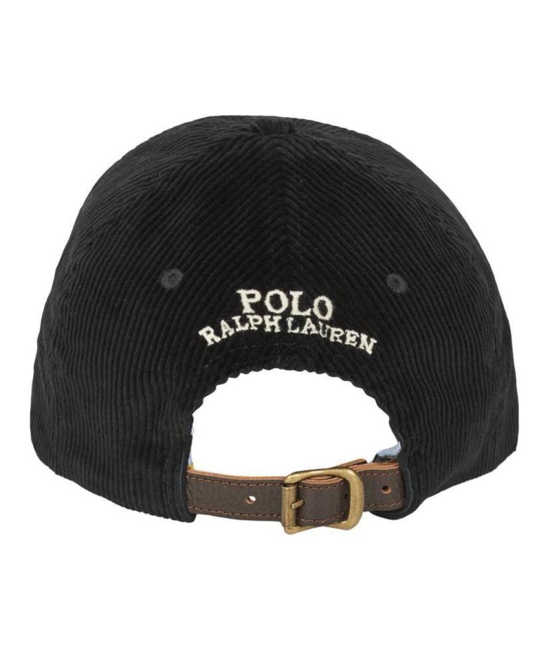 POLO RALPH LAUREN Черная кепка/бейсболка, фото 2