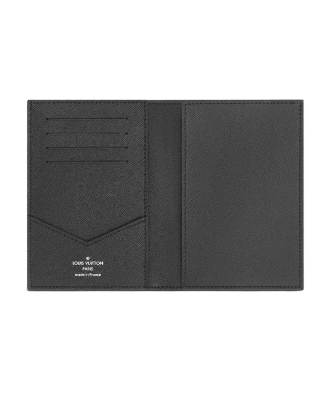 LOUIS VUITTON Антрацитовый кардхолдер, фото 3