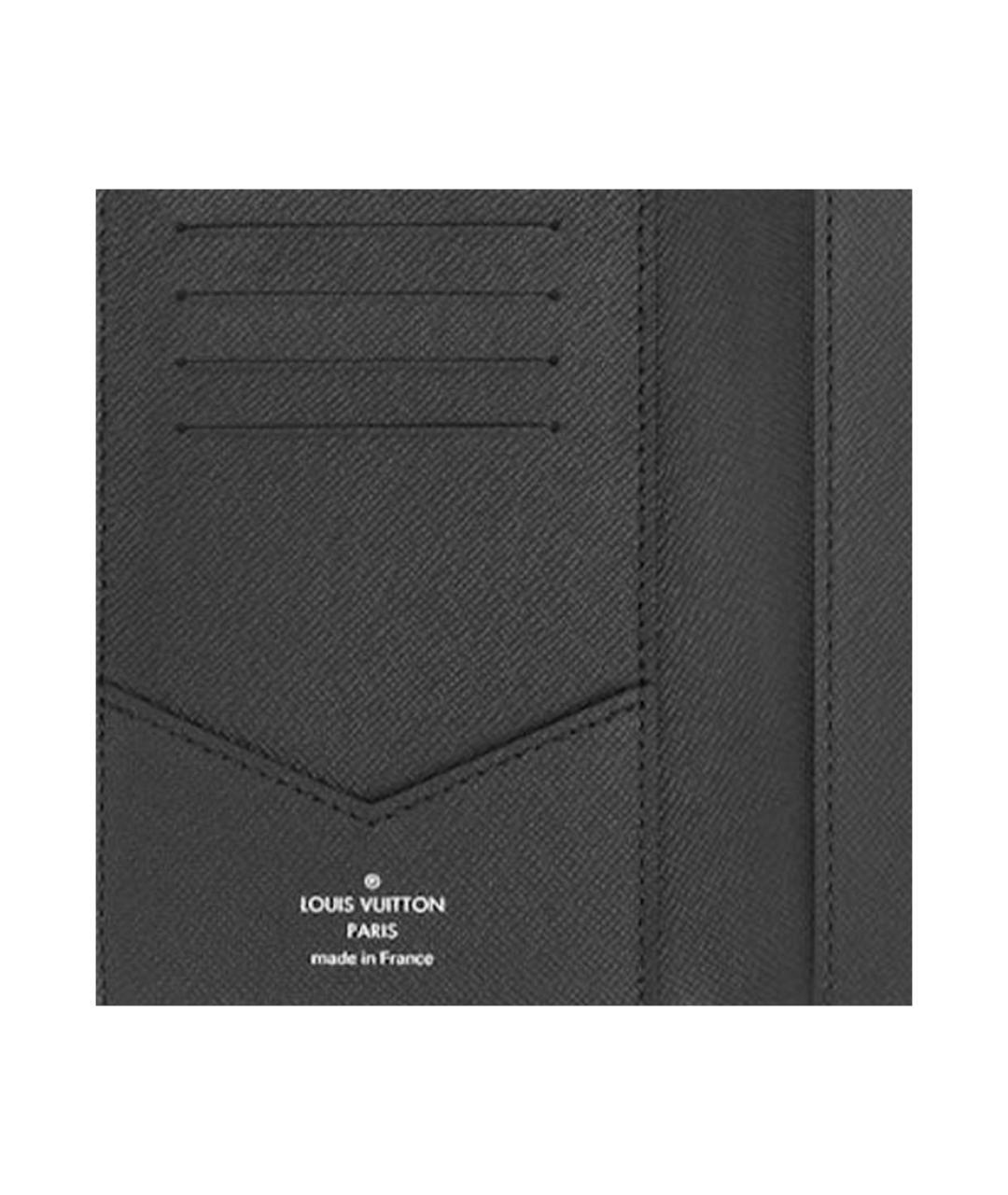 LOUIS VUITTON Антрацитовый кардхолдер, фото 4