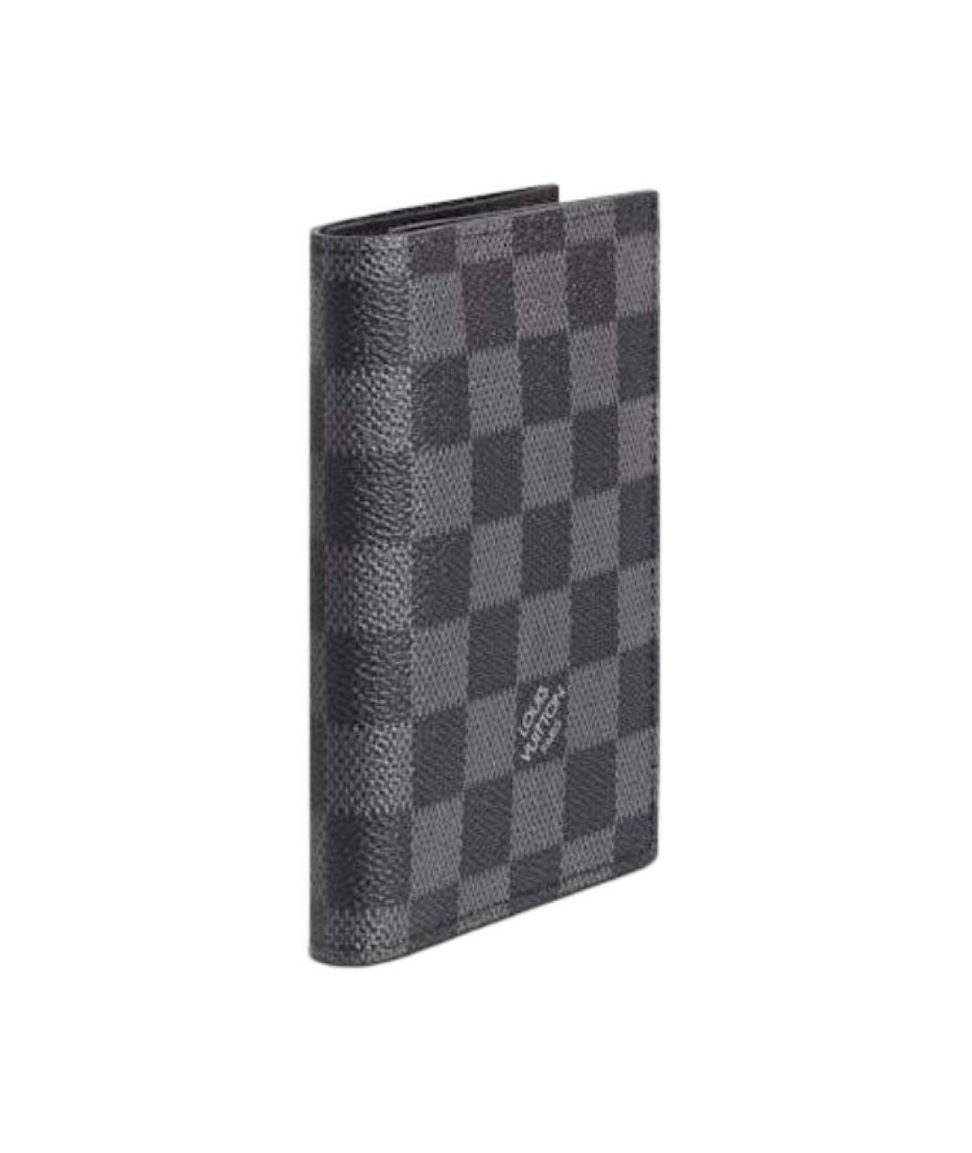 LOUIS VUITTON Антрацитовый кардхолдер, фото 2