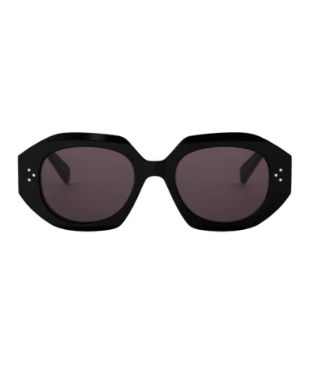 CELINE Черные пластиковые солнцезащитные очки, фото 2