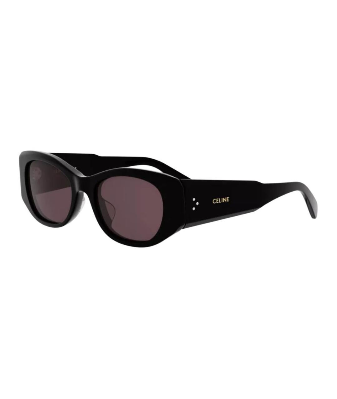 CELINE Черные пластиковые солнцезащитные очки, фото 1