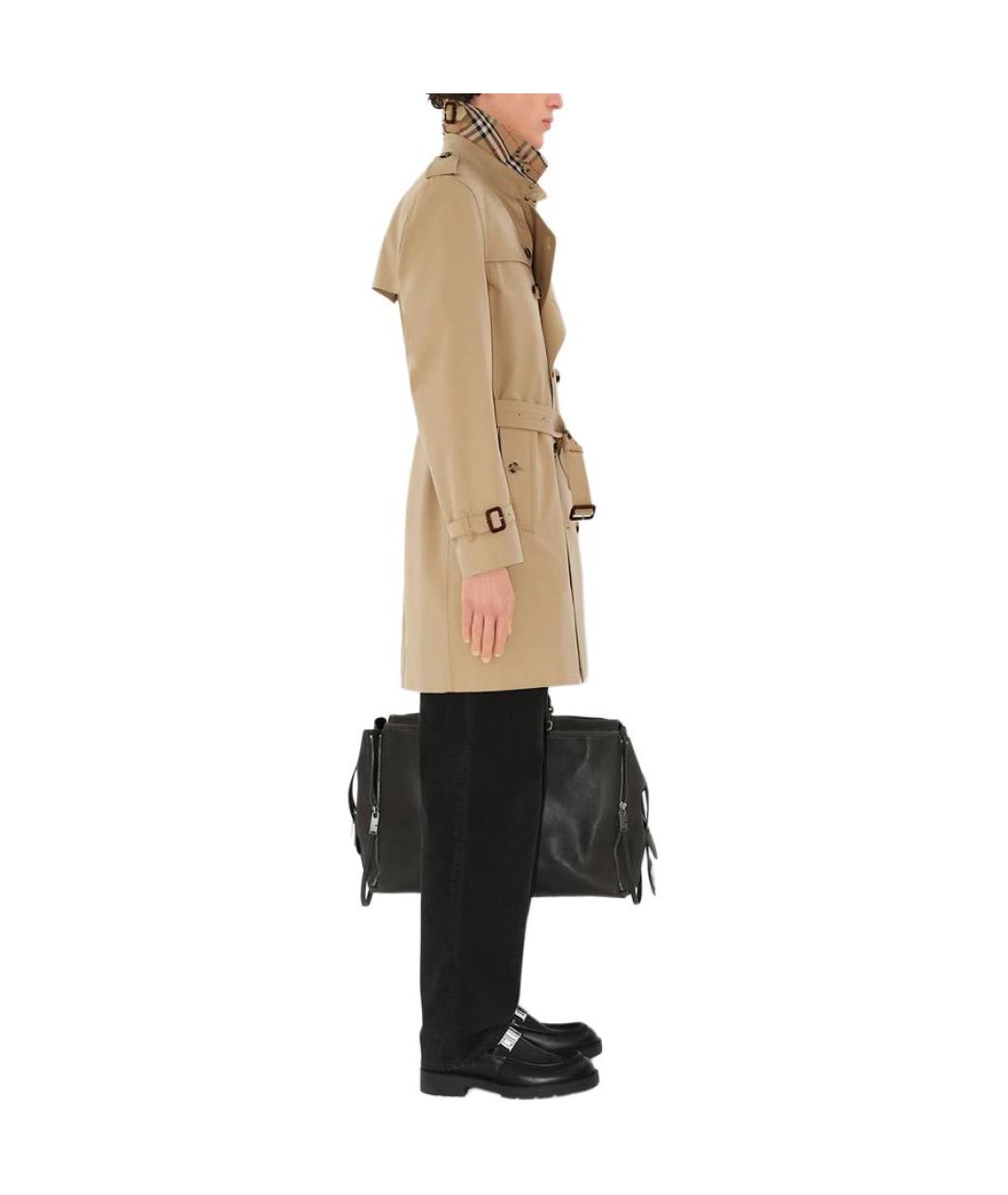 BURBERRY Бежевый тренч / плащ, фото 4
