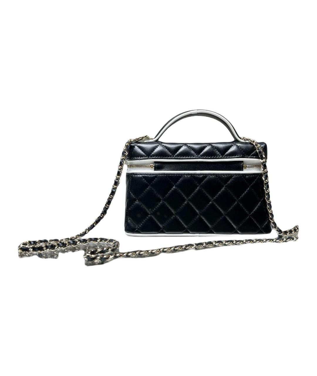 CHANEL Черная кожаная косметичка, фото 2