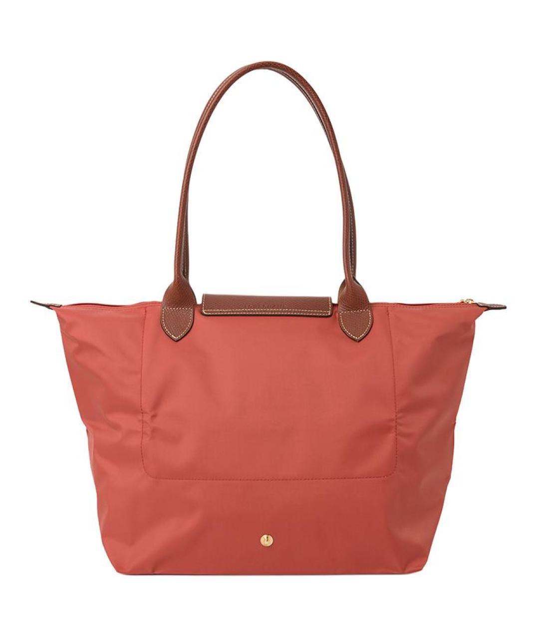 LONGCHAMP Коралловая нейлоновая сумка через плечо, фото 3