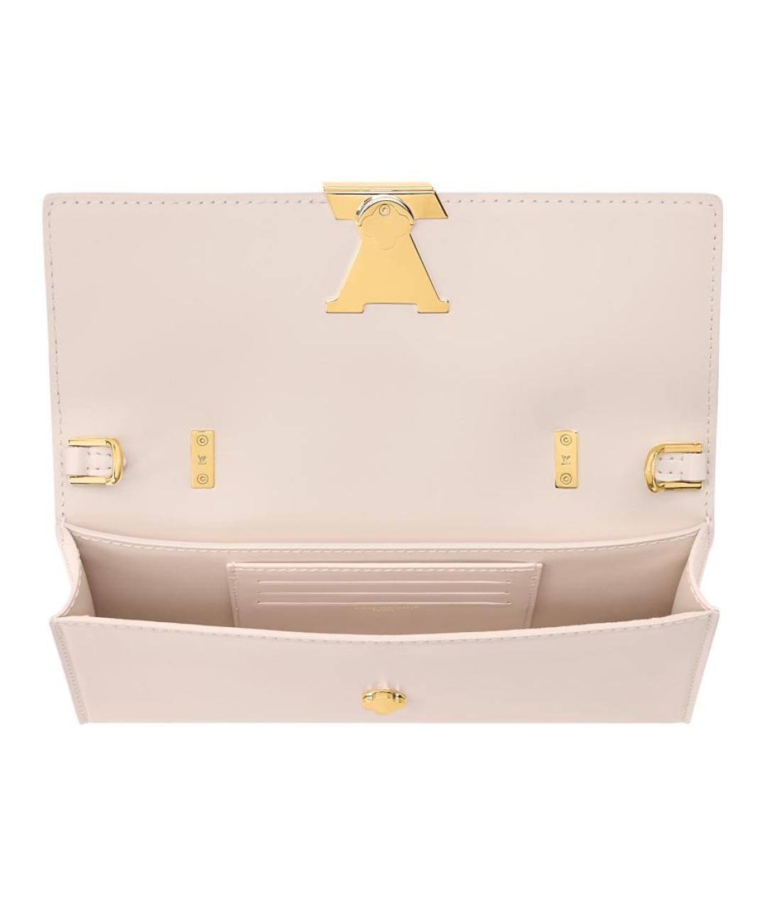 LOUIS VUITTON Розовая кожаная сумка через плечо, фото 4