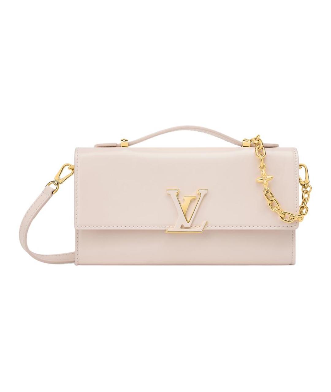 LOUIS VUITTON Розовая кожаная сумка через плечо, фото 1