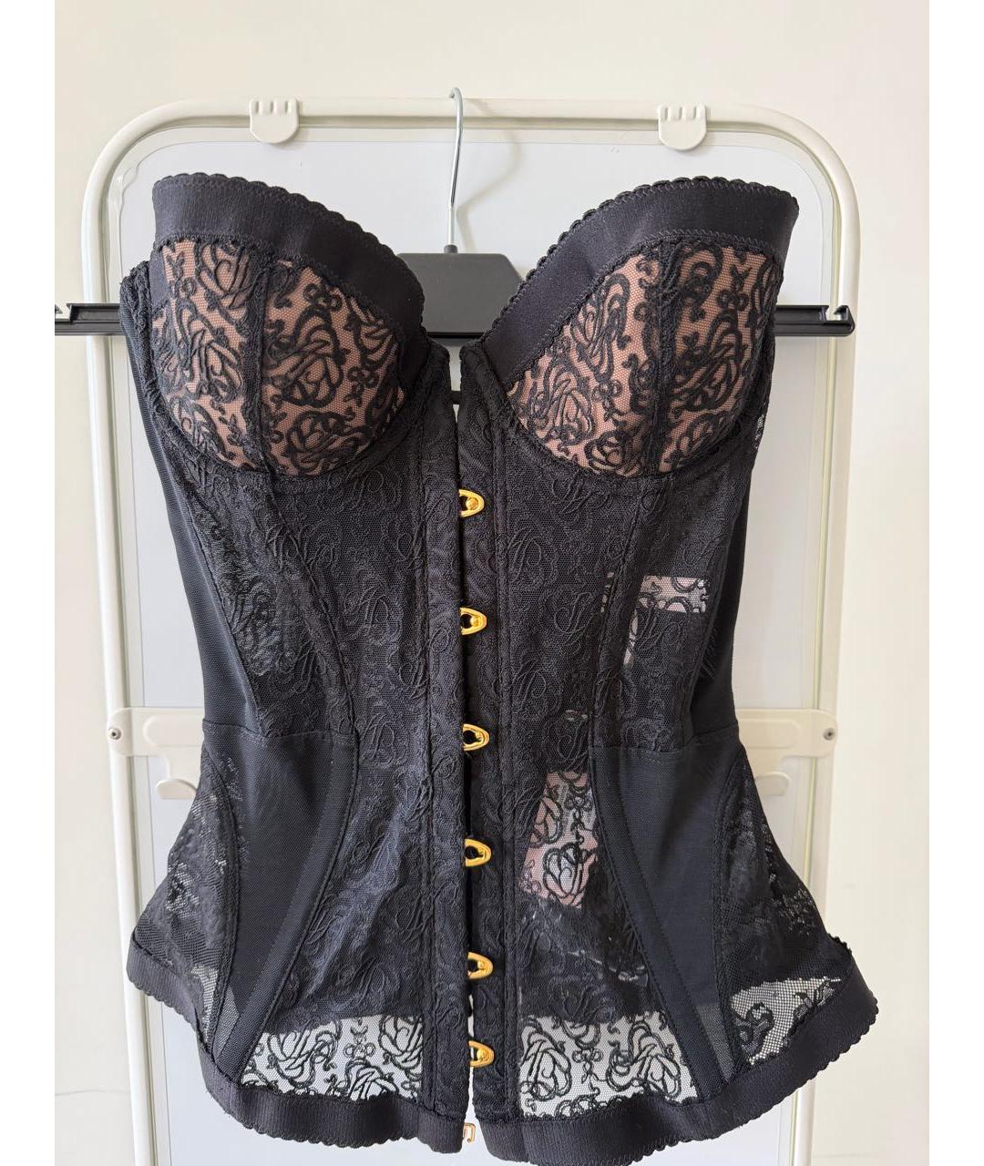 AGENT PROVOCATEUR Черный кружевной корсет, фото 8