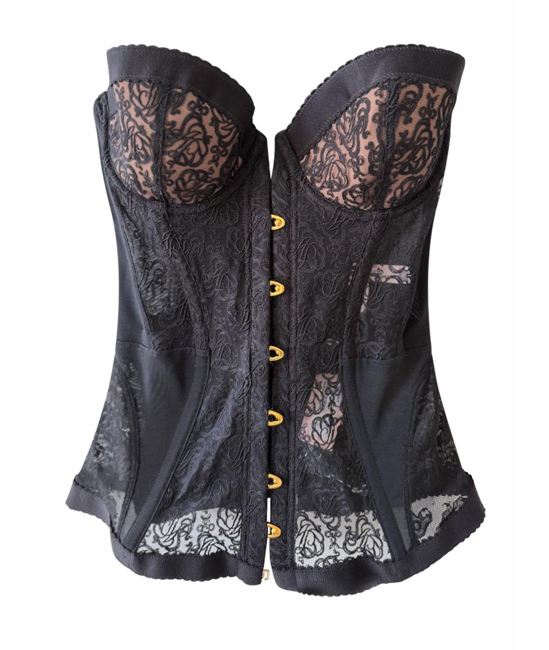 AGENT PROVOCATEUR Черный кружевной корсет, фото 1