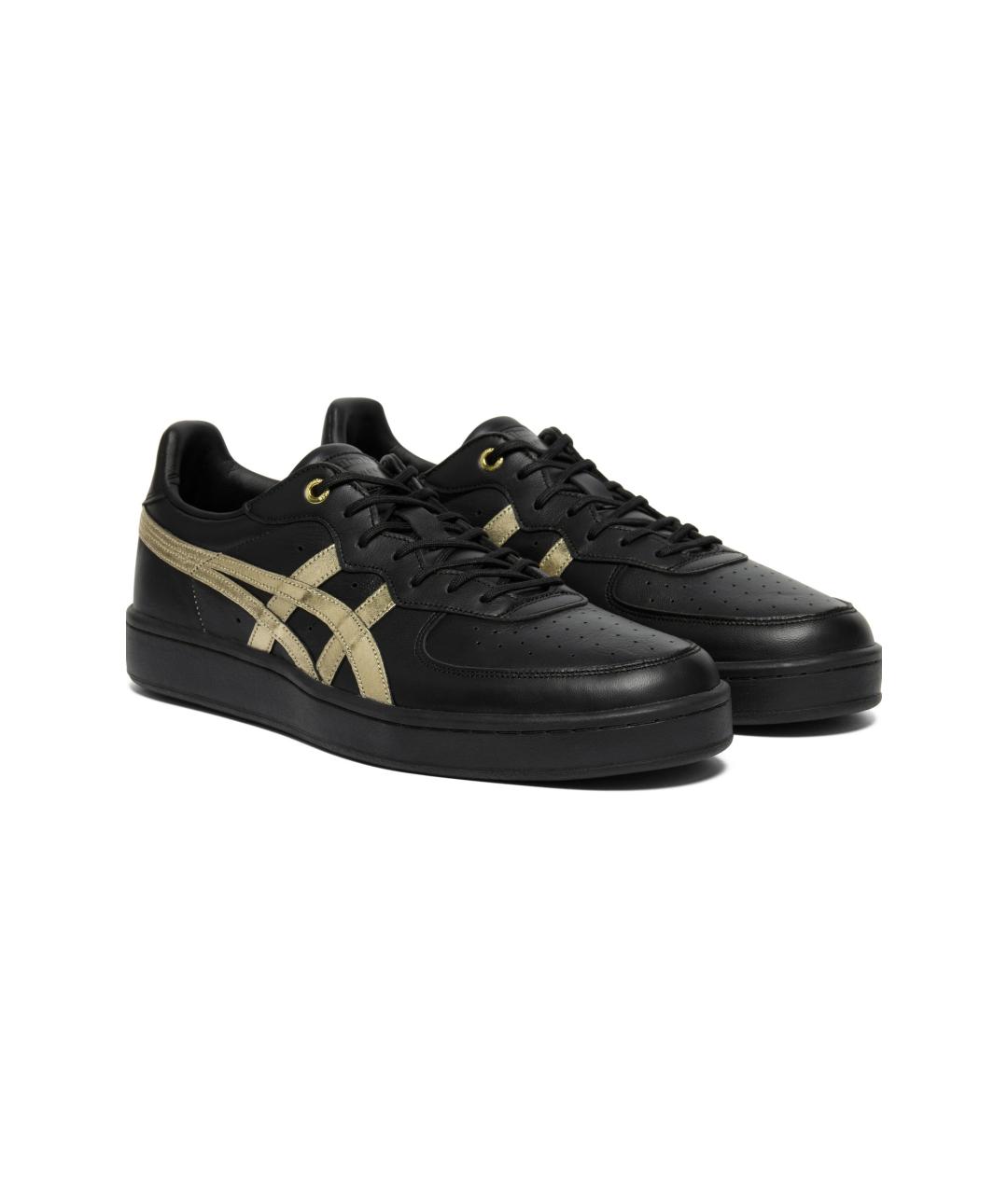ONITSUKA TIGER Черные кожаные кеды, фото 3