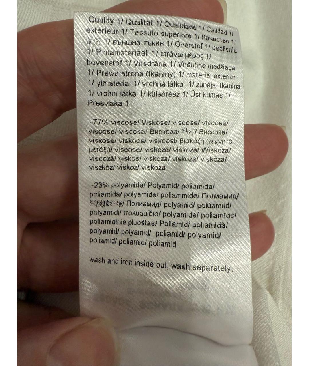 ESCADA Белая вискозная футболка, фото 7