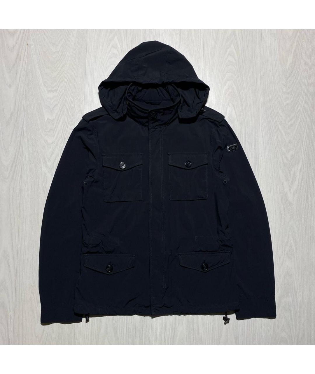 EMPORIO ARMANI Черная полиамидовая куртка, фото 4