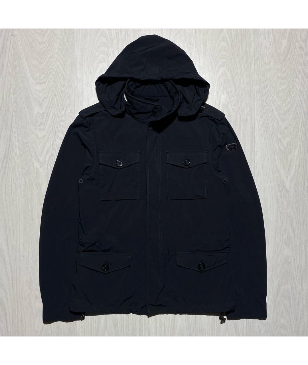 EMPORIO ARMANI Черная полиамидовая куртка, фото 9